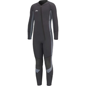 Hevto‎ Youth Wetsuit 3/2mm Neoprene Wetsuit Front Zip Surfing Diving Black SZ 16